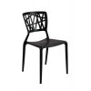 D2 Bush Krzesło inspirowane Viento Chair 42x41 cm, czarne 23793