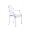 D2 Royal Krzesło inspirowane Louis Ghost 54x57 cm, przezroczyste 3293