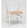 D2 Wicker Krzesło inspirowane Wishbone 54x42 cm, białe 14255