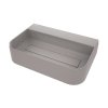 Deante Arnika Umywalka nablatowa 60,5x40,5 cm szary metalik CQA_SU6S