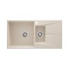 Deante Corio Zlewozmywak granitowy p&oacute;łtorakomorowy 97x50 cm beż ZRC_5513