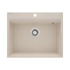 Deante Corio Zlewozmywak granitowy jednokomorowy 60x50 cm beż mat ZRC_510A
