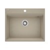 Deante Corio Zlewozmywak granitowy jednokomorowy 60x50 cm piasek ZRC_710A