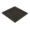Deante Correo Brodzik kwadratowy 80x80 cm czarny mat KQR_N42B