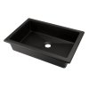 Deante Correo Umywalka podblatowa lub wpuszczana 50x35 cm czarny mat CQR_NU5U