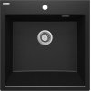 Deante Eridan Zlewozmywak granitowy jednokomorowy 61x60 cm czarny ZQE_N10K
