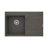 Deante Evora Zlewozmywak granitowy jednokomorowy 76x50 cm prawy antracyt metalik ZQJ_T11P