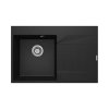 Deante Evora Zlewozmywak granitowy jednokomorowy 76x50 cm prawy grafit ZQJ_211P