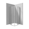 Deante Kerria Plus Kabina kwadratowa 80x80x200 cm drzwi uchylne KKN0U08U08