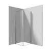 Deante Kerria Plus Kabina kwadratowa 90x90x200 cm drzwi wahadłowe KKN0W09S09