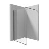Deante Kerria Plus Kabina walk-in 200x120 cm czarny mat KTS_N32P