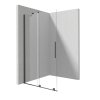 Deante Prizma Kabina prysznicowa walk-in 90x195 cm profile titanium szkło transparentne KTJ_D39R