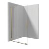 Deante Prizma Kabina prysznicowa walk-in 90x195 cm profile złote szkło transparentne KTJ_Z39R