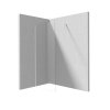 Deante Prizma Ścianka prysznicowa walk-in 80x195 cm profile biały mat szkło transparetne KTJ_A38P