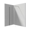 Deante Prizma Kabina walk-in 120x195 cm profile titanium szkło przejrzyste KTJ_D32P