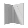 Deante Prizma Kabina walk-in 70x195 cm profile biały mat szkło przejrzyste KTJ_A37P