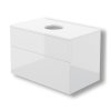 Deante Prizma Szafka umywalkowa 80x52x47 cm z blatem biały połysk SDI_6B81