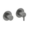 Deante Silia Bateria wannowo-prysznicowa podtynkowa titanium BQS_D46P