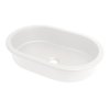 Deante Silia Umywalka podblatowa 58,8x39 cm alabaster CQS_AU6U