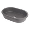 Deante Silia Umywalka podblatowa 58,8x39 cm antracyt metalik CQS_TU6U
