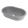 Deante Silia Umywalka podblatowa 58,8x39 cm szary metalik CQS_SU6U