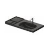 Duravit Aurena Umywalka meblowa 100,5x50,5 cm prawa czarna z powłoką HygieneGlaze Plus 239010AB00