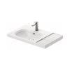 Duravit Aurena Umywalka meblowa 80,5x50,5 cm lewa biały półmat z powłoką HygieneGlaze Plus 239580AC00
