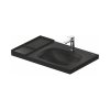 Duravit Aurena Umywalka meblowa 80,5x50,5 cm prawa czarny mat z powłoką HygieneGlaze Plus 239480AF00