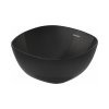 Duravit Aurena Umywalka nablatowa 35x35 cm czarna z powłoką HygieneGlaze Plus 39635AB79
