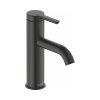 Duravit C.1 Bateria umywalkowa bez korka 11,3 cm FreshStart MinusFlow czarny mat C11023002046
