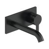 Duravit C.1 Bateria umywalkowa podtynkowa 17,4 cm czarny mat C11070003046