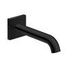 Duravit C.1 Wylewka wannowa 20,5 cm czarny mat C15240009046