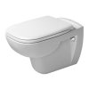 Duravit D-Code Toaleta WC podwieszana 54,5x35,5 cm Rimless bez kołnierza biała 25700900002