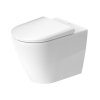 Duravit D-Neo Toaleta WC stojąca 58x37 cm bez kołnierza biała z powłoką 2003092000