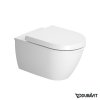 Duravit Darling New Miska WC podwieszana Rimless 37x54 cm, lejowa, biała z powłoką WonderGliss 25570900001
