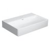 Duravit DuraSquare Compact Umywalka meblowa 60x40 cm bez otworu na baterie biała 2356600070