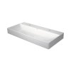 Duravit DuraSquare Umywalka meblowa 100x47 cm podwójna biały Alpin z powłoką WonderGliss 23531000431
