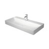 Duravit DuraSquare Umywalka meblowa 100x47 cm z otworem na baterię szlifowany spód biały Alpin z powłoką WonderGliss 23531000711