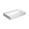Duravit DuraSquare Umywalka meblowa 80x47 cm bez otworu na baterię biały Alpin 2353800070