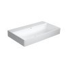 Duravit DuraSquare Umywalka meblowa 80x47 cm bez otworu na baterię biały Alpin 2353800079