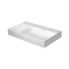 Duravit DuraSquare Umywalka meblowa 80x47 cm prawa bez otworu na baterię biały Alpin 2349800070