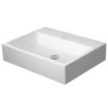 Duravit DuraSquare Umywalka wisząca 60x47 cm bez otworów na baterię biała 2353600070