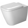 Duravit Happy D.2 Miska WC stojąca 57x36,5 cm z powłoką WonderGliss, biała 21590900001