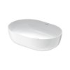 Duravit LUV Umywalka nablatowa 50x35 cm biały/szary satynowy 0379502300