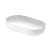 Duravit LUV Umywalka nablatowa 70x40 cm szlifowany spód biały/biały satynowy z powłoką WonderGliss 03797026001