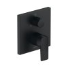 Duravit Manhattan Bateria wannowo-prysznicowa podtynkowa czarny mat MH4210012046