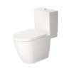 Duravit ME by Starck Toaleta WC stojąca kompakt biały Alpin 2172090000