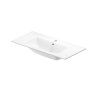 Duravit ME by Starck Umywalka meblowa 103x49 cm z jednym otworem na baterię z przelewem biała 2336100000