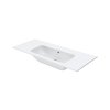 Duravit ME by Starck Umywalka meblowa 123x49 cm bez otworu na baterię biały Alpin 2336120060