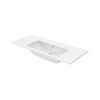Duravit ME by Starck Umywalka meblowa 123x49 cm bez otworu na baterię biały satynowy 2336123260